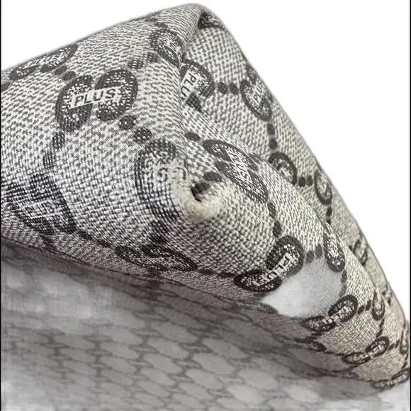 Gucci Vintage 1970's Large Coated PVC Tote Bag in Plus GG Web (GGXX150) - Picture 5 of 16